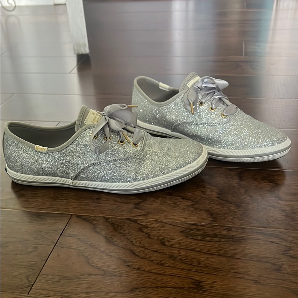 Kate Spade Silver Glitter Women's Sneakers